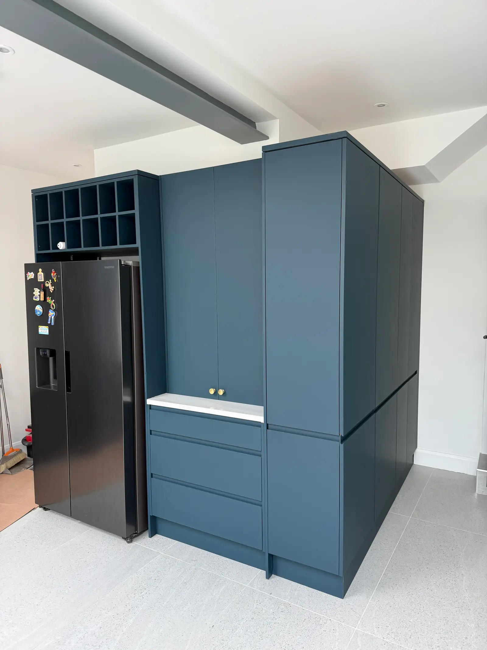 Sage kitchen cabinets