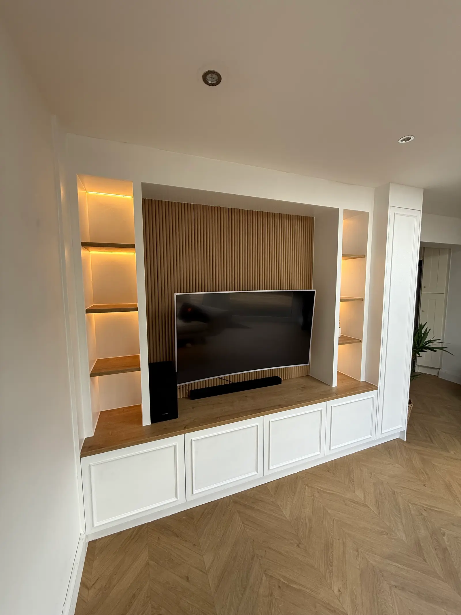 Living area shelving