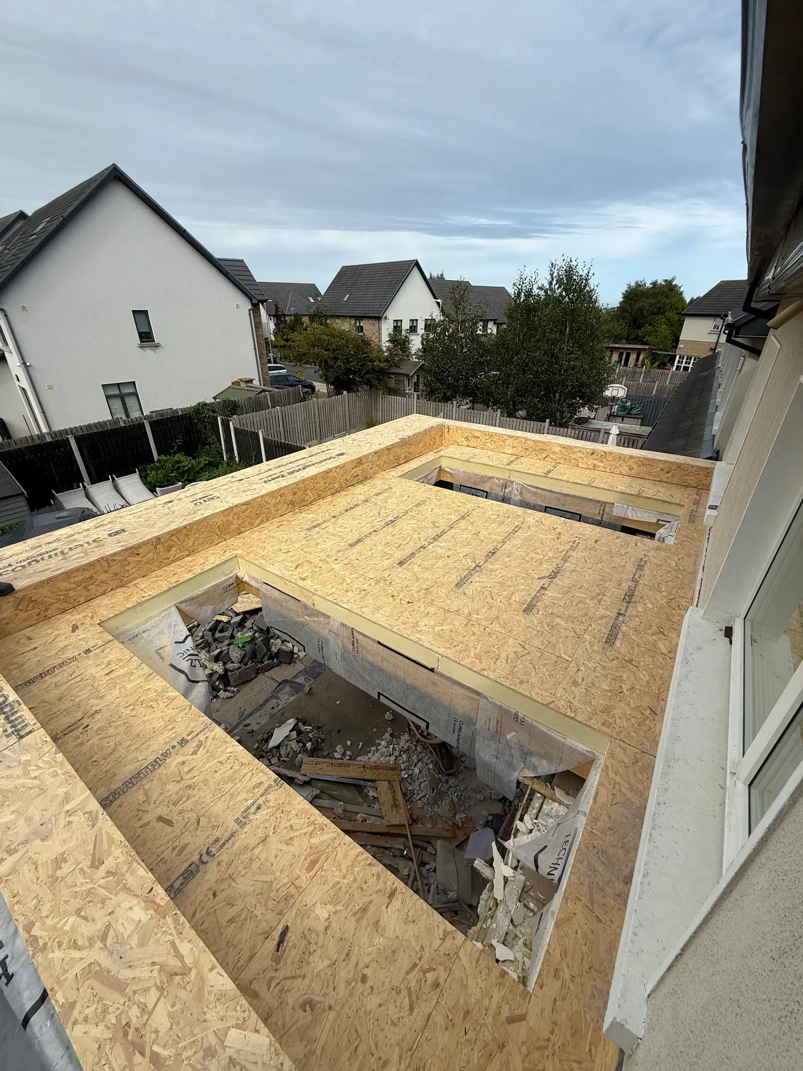 Slate roof detail