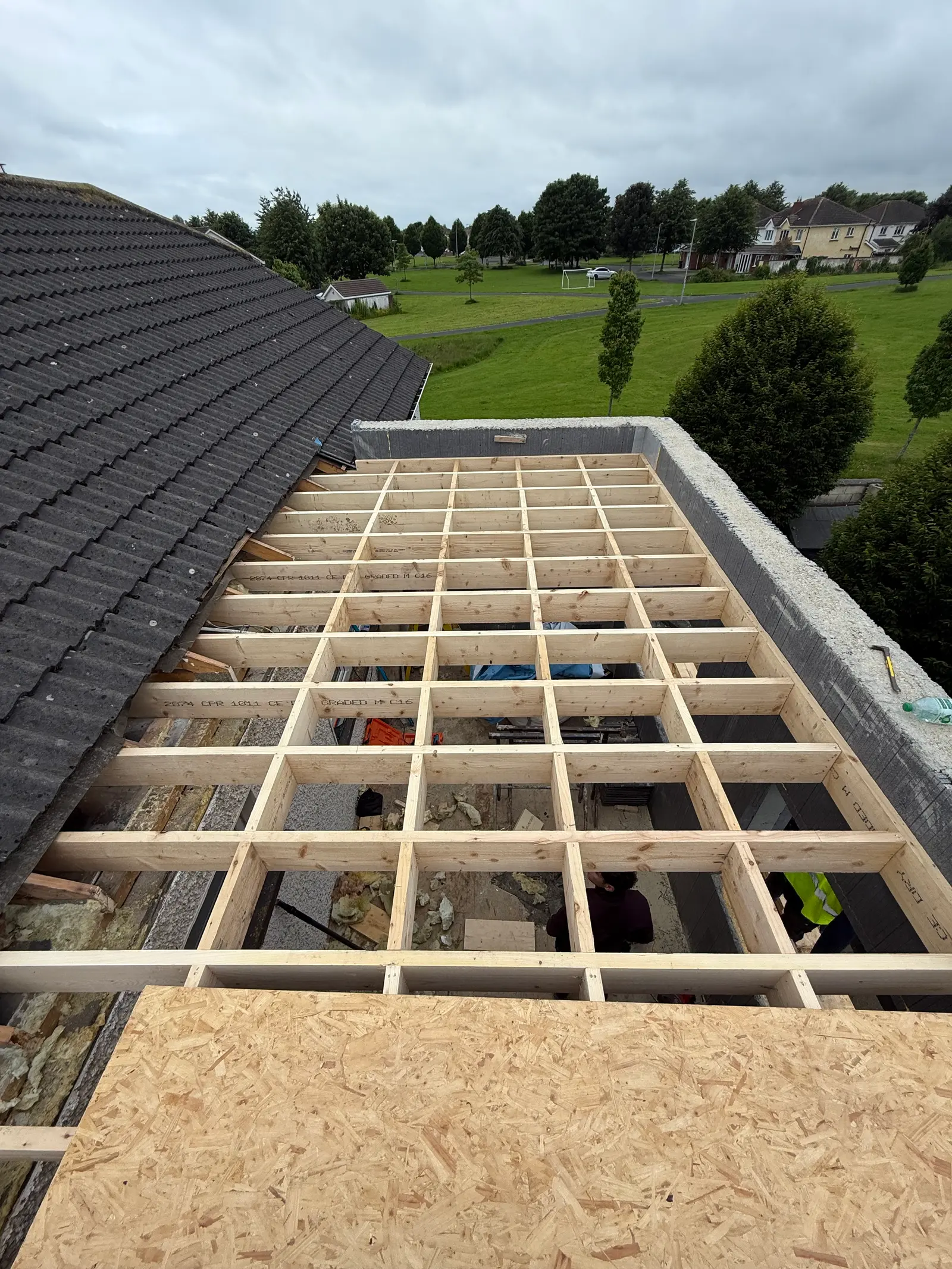 Tile roof