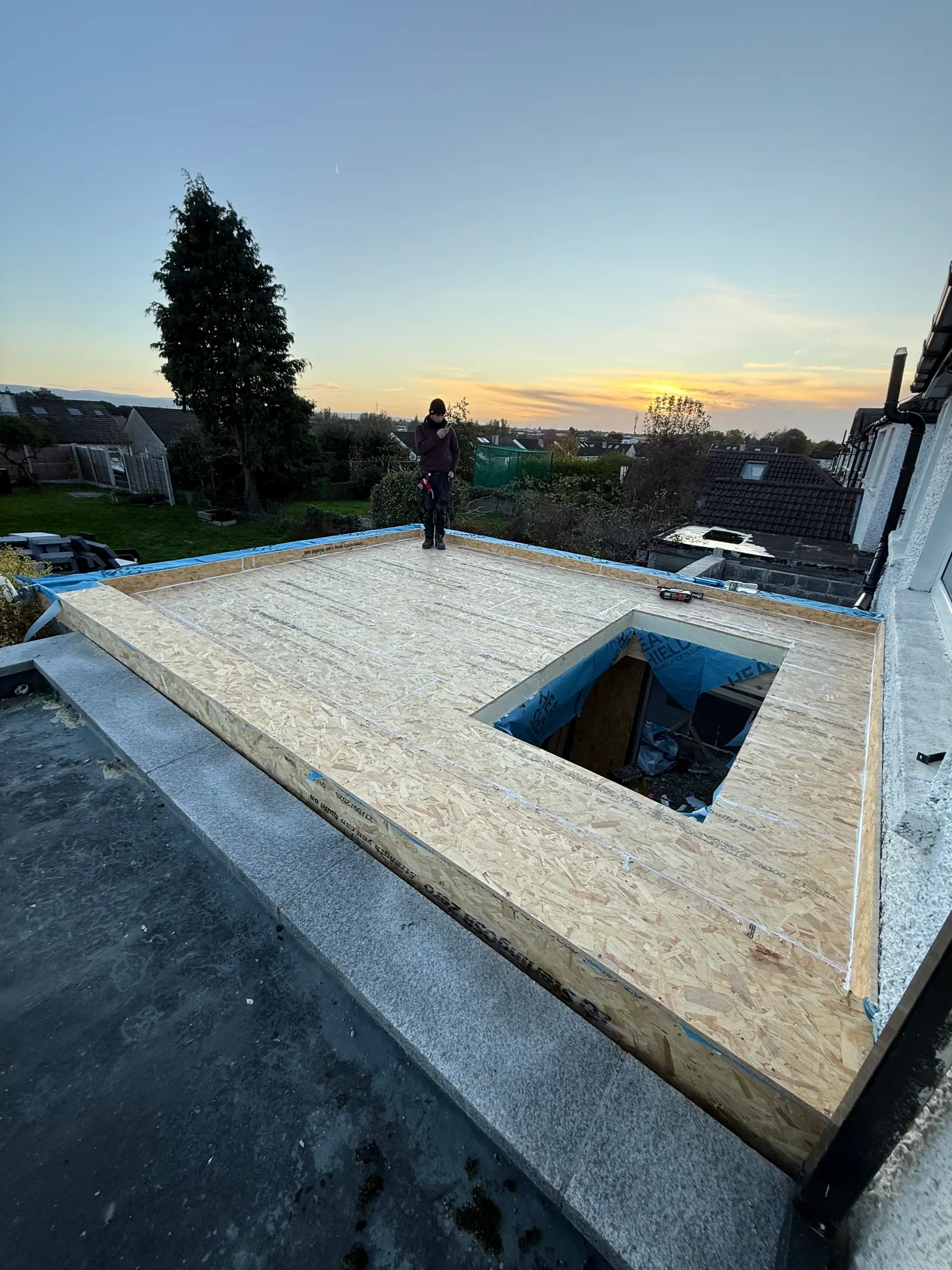 Flat roof